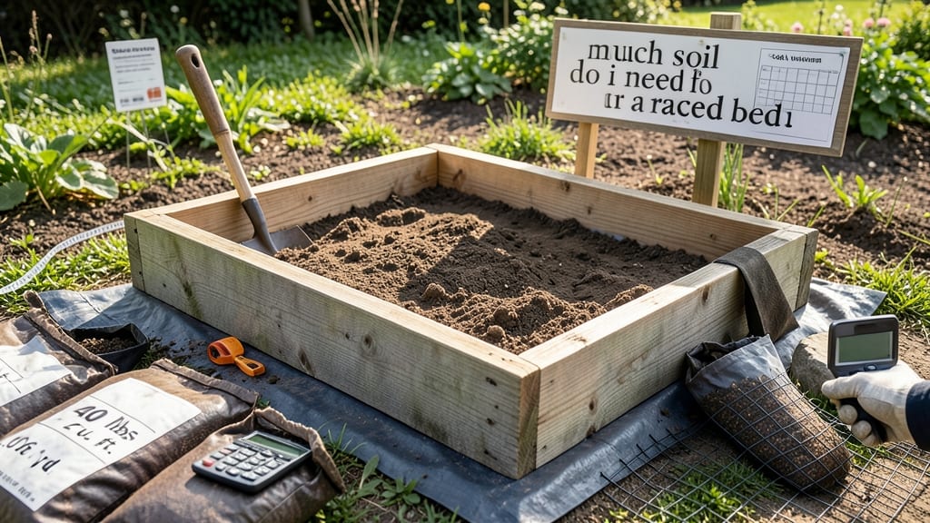 How Much Soil Do I Need for a Raised Bed: Exact Cubic Feet by Depth and Size