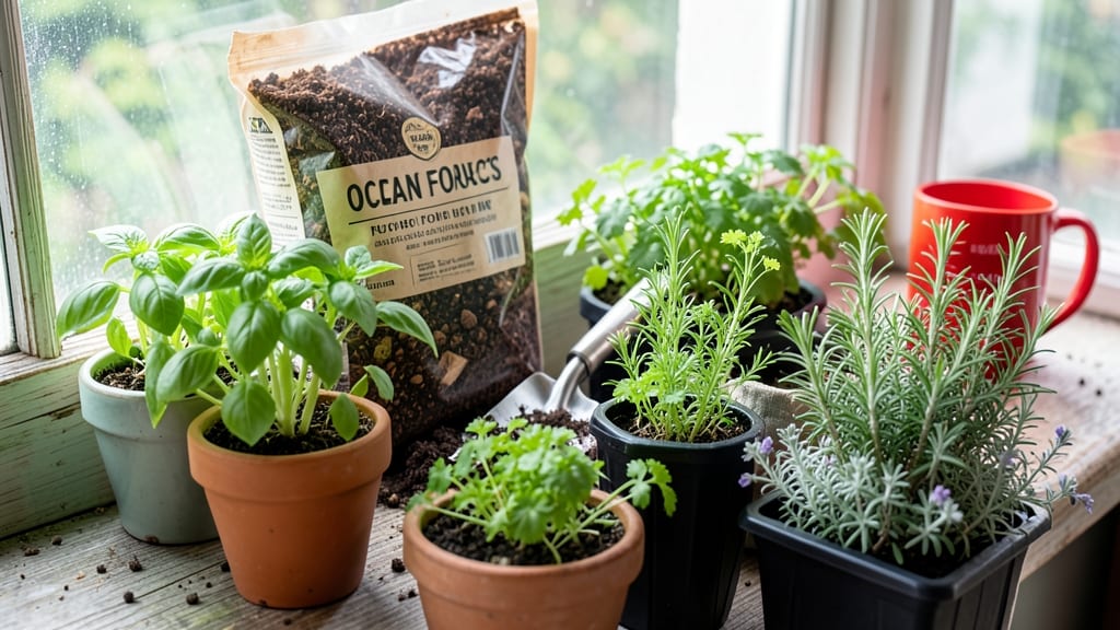Potting Soil for Herbs: Moisture-Retentive yet Fast-Draining Blend