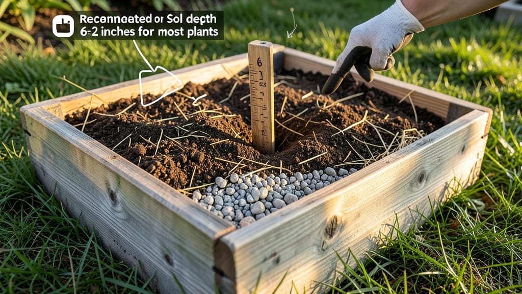 Raised Garden Bed Soil Depth: 12-Inch Rule for Root Space and Drainage