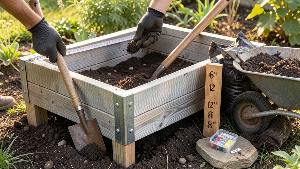 How Much Soil Needed for a 4x4 Raised Garden: Cubic Feet Calculation by Depth