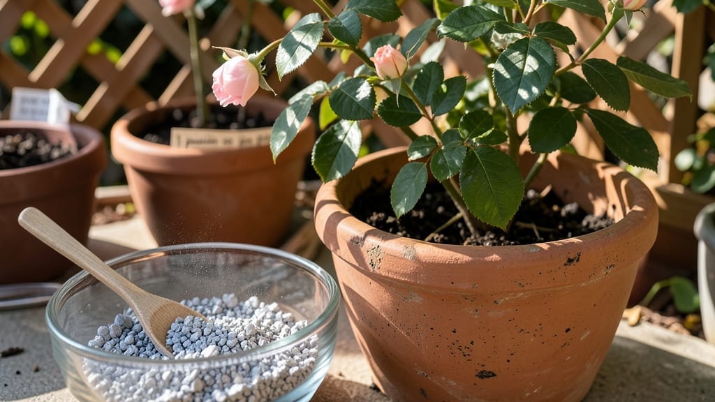Vermiculite-Enhanced Soil for Containers