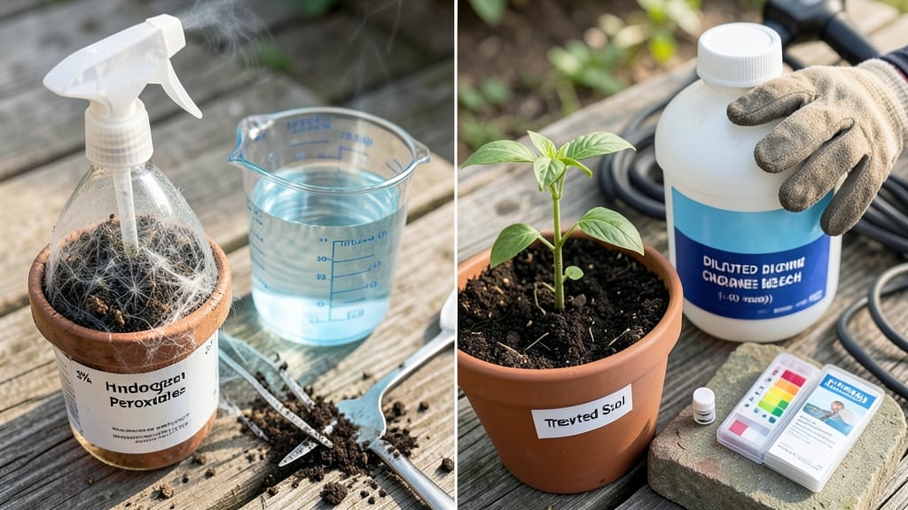 How to Disinfect Soil From Fungus: Steam-and-Sulfur Sterilization Method