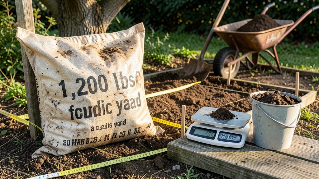 How Much Does a Yard of Soil Weigh: Exact Pounds by Density Type