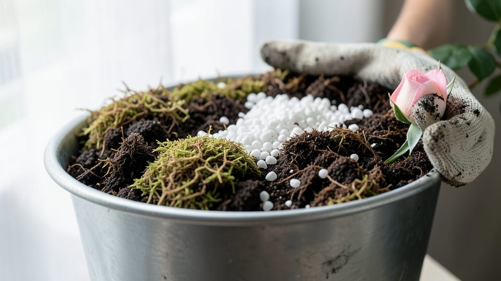 Peat Moss and Perlite Mix