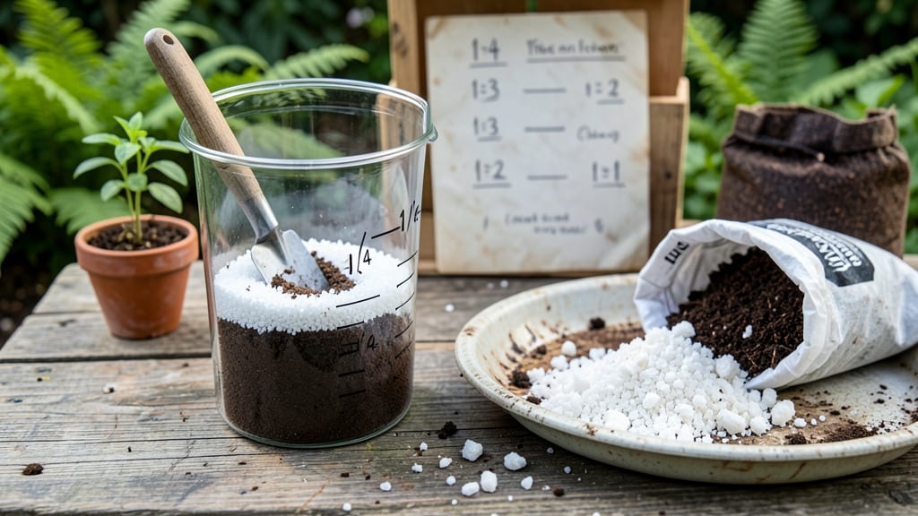 Soil Perlite Ratio: Exact Mixes for Different Plant Types and Growth Goals