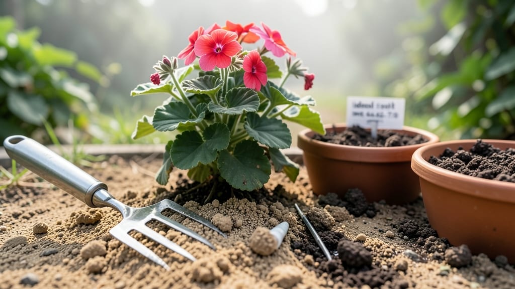 Soil for Geraniums: The Perfect Blend for Vibrant Blooms and Disease Resistance
