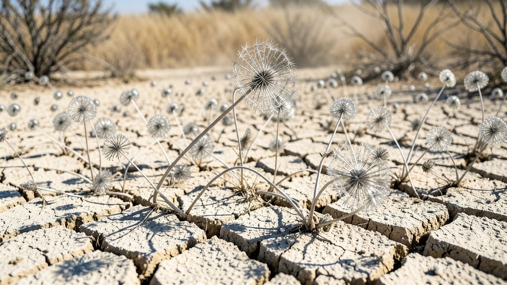 Russian Thistle: Drought-Proof Silver Spheres