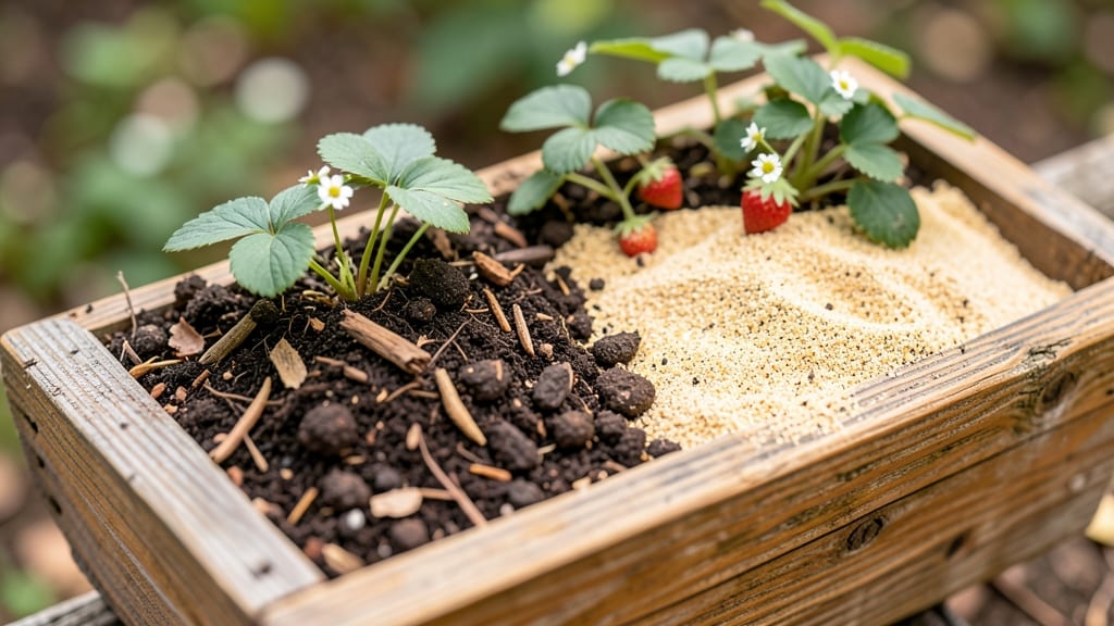 Compost and Sand Blend
