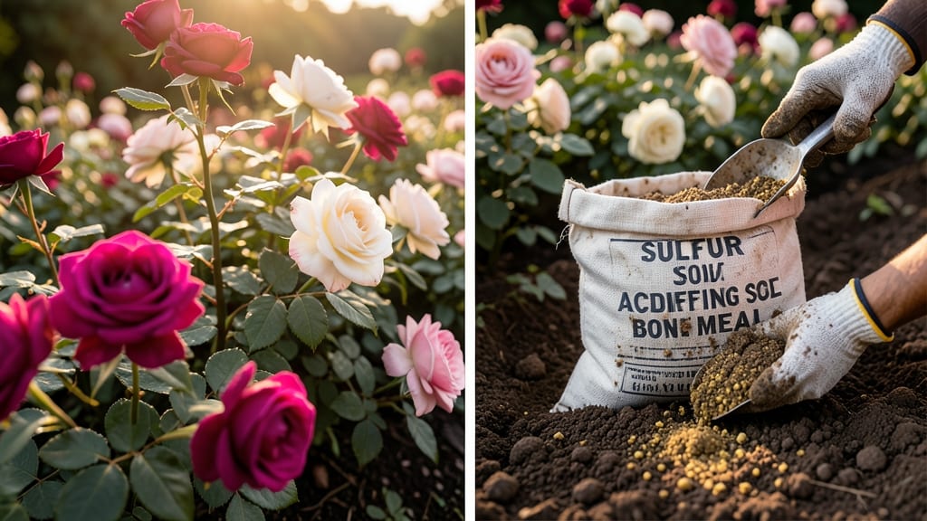 Sulfur-Containing Bone Meal for Flower Blooms