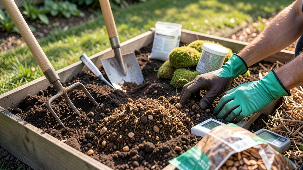 Properly Prepared Soil Recipe for Gardening: Loose, Nutrient-Rich Base for Thriving Plants
