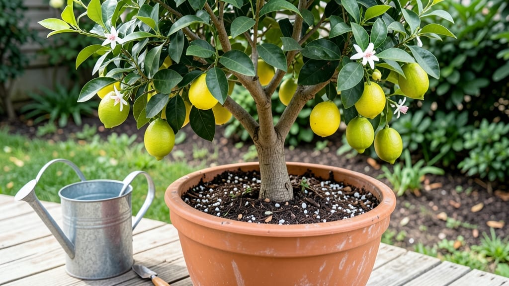 Potting Soil for Citrus Plants: Fast-Draining Acidic Mix for Thriving Trees