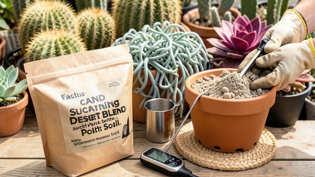 Potting Soil for Cactus and Succulents: Fast-Draining Mix That Prevents Root Rot