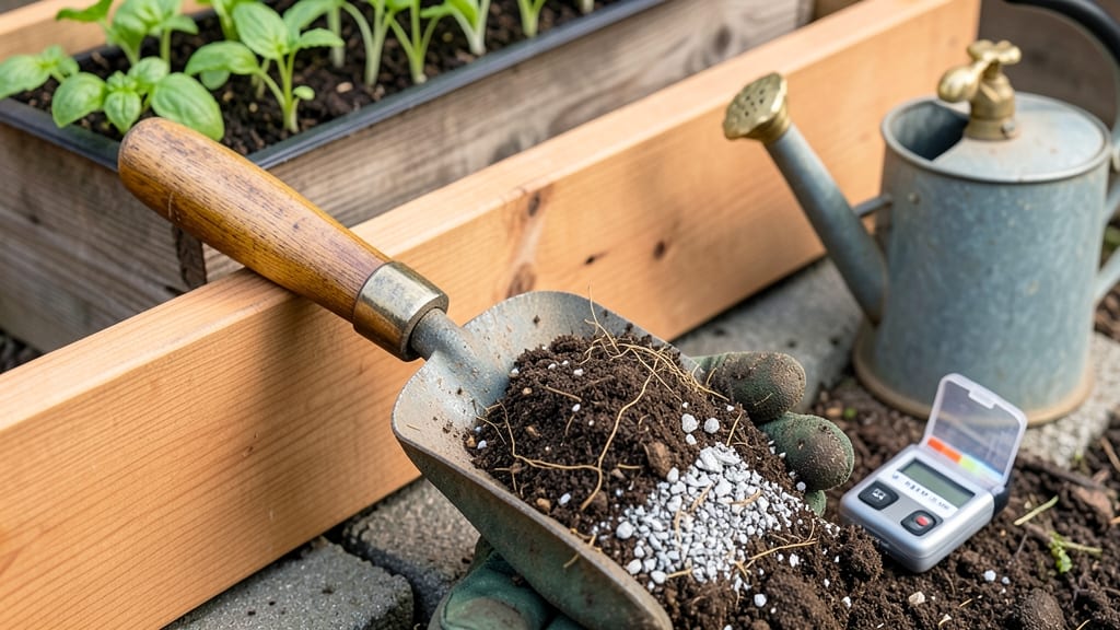 Raised Bed Vegetable Soil Mixture: Layered Loam for Root Health & Bounty