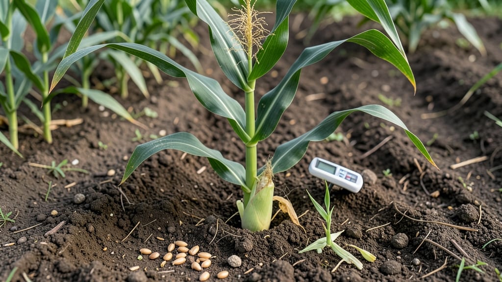 Soil for Corn: Loose Aeration and Nutrient Boost for Stalk Strength