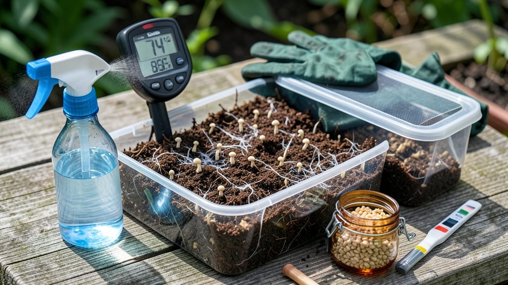 Mushroom Soil for Garden: Acidic Loam for Thriving Fungi Growth
