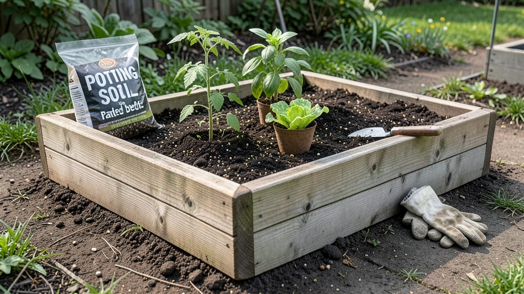 Potting Soil for Raised Beds: Moisture-Retentive Blend for Deep Root Growth
