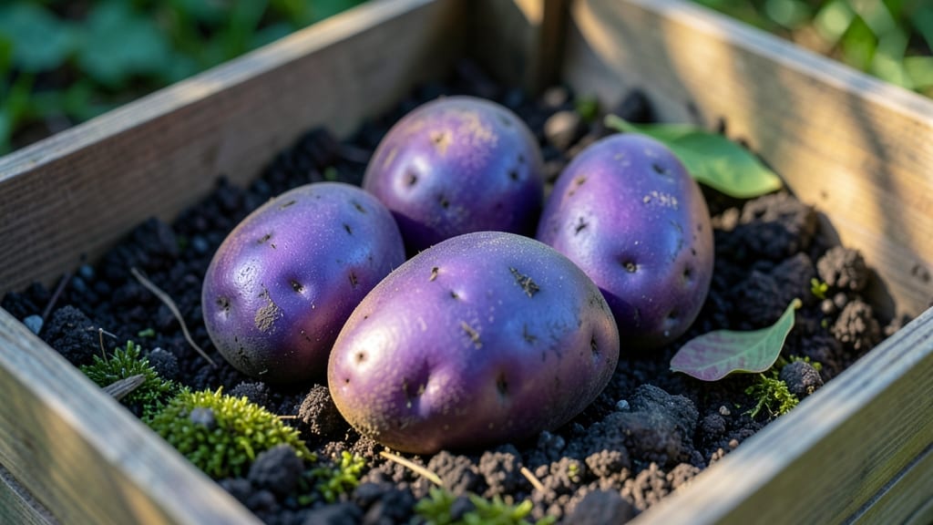 Potatoes with Purple Skin