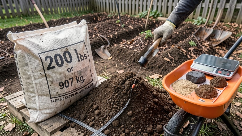 1 Cubic Yard of Soil Weight: Exact Pounds by Type and Moisture Levels
