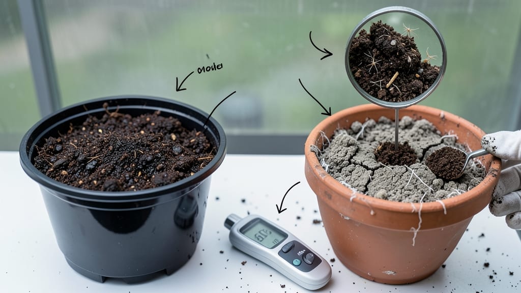 How to Tell If Potting Soil Is Bad: Musty Smell and Moldy Clues