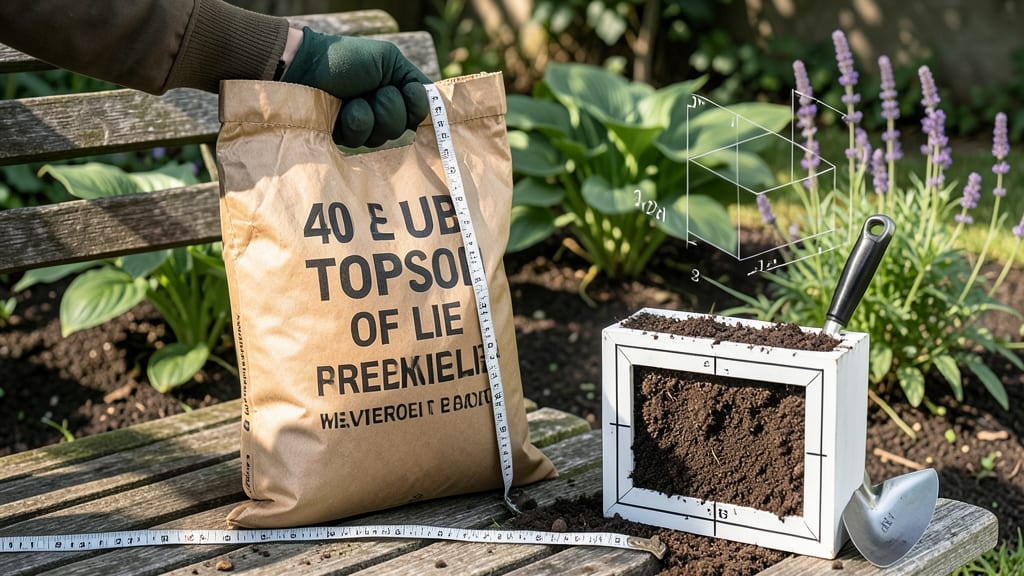 40 Lb Bag of Topsoil Is How Many Cubic Feet: Density-Based Conversion Table