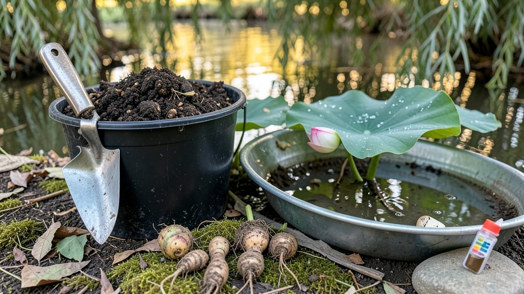 How to Prepare Soil for Lotus Plant: Balanced Wetland Mix for Floating Roots