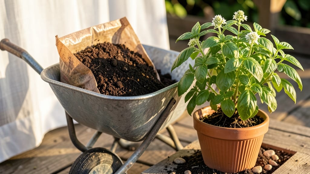 Potting Soil for Basil: Lightweight Loam That Prevents Root Rot