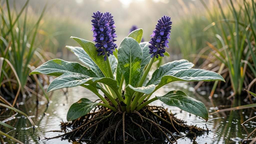 Pickerelweed for Dramatic Wetland Foliage