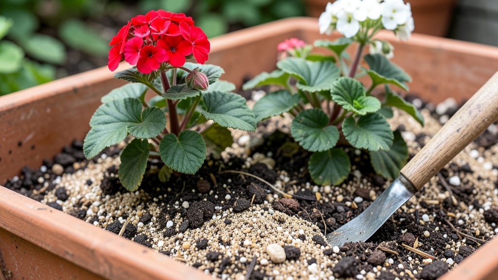 Soil For Pelargoniums: Fast-Draining Acidic Mix for Vibrant Blooms