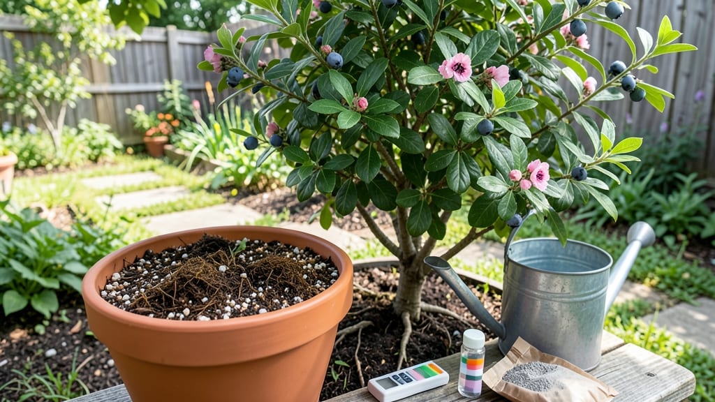 Best Soil for Blueberries in Pots: Acidic Loam for Year-Round Thriving Berries