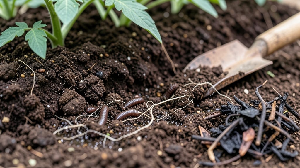 Compost-Enriched Garden Soil