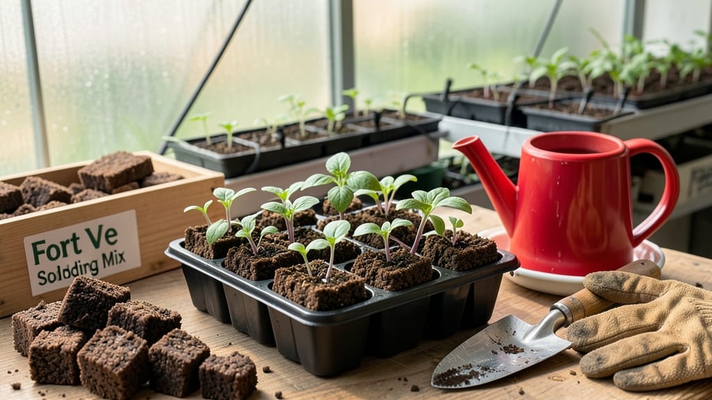 Fort Vee Soil Blocking Mix: Air-Pocket Perfection for Seedling Roots