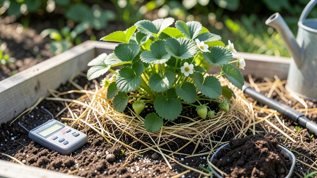 What Soil Do Strawberries Like: Acidic, Well-Draining Mix Explained