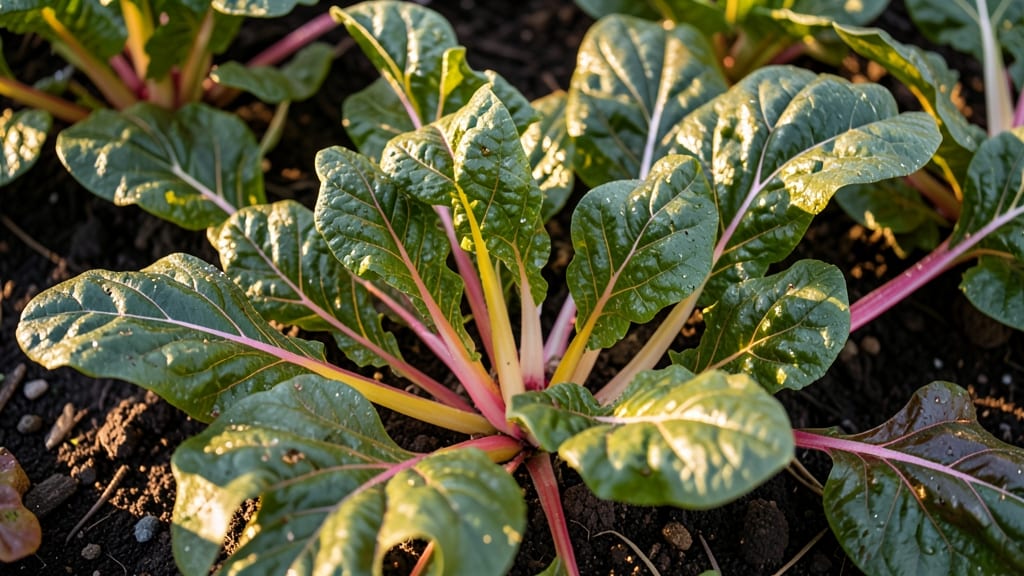 Swiss Chard with Rainbow Stems