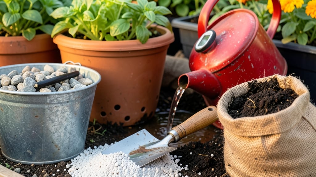 How to Improve Soil Drainage: Coarse Sand and Perlite Mix for Root Health