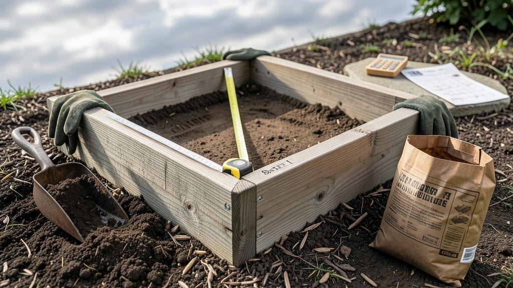 How Much Soil for 8x4x1 Raised Bed: Cubic Feet Calculation and Bag Count Guide