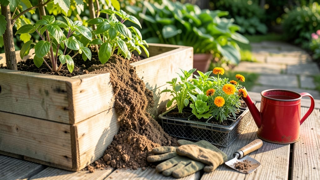 Potting Soil for Planter Box: Peat Moss-Perlite Blend for Acid-Loving Perennials