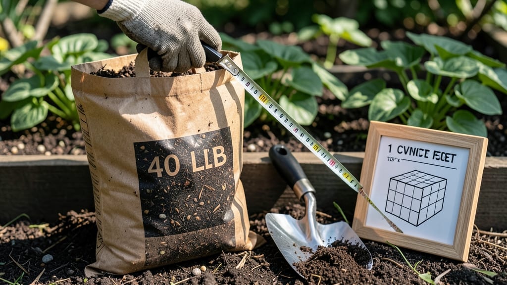 40 Lb Bag of Soil: Cubic Feet Conversion by Density Type