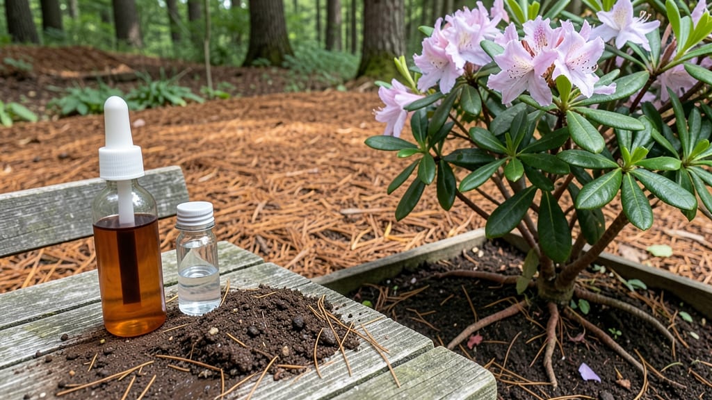 Acid Soil for Rhododendrons: Peat Moss-Pine Bark Mix for Thriving Acid-Loving Plants