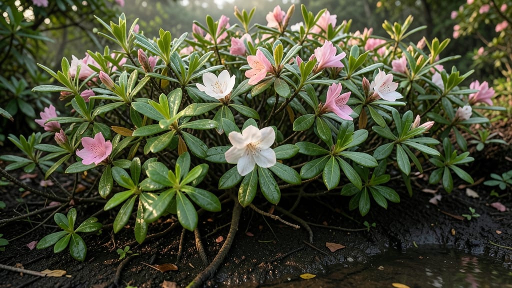 Swamp Azalea Thrives in Boggy Conditions