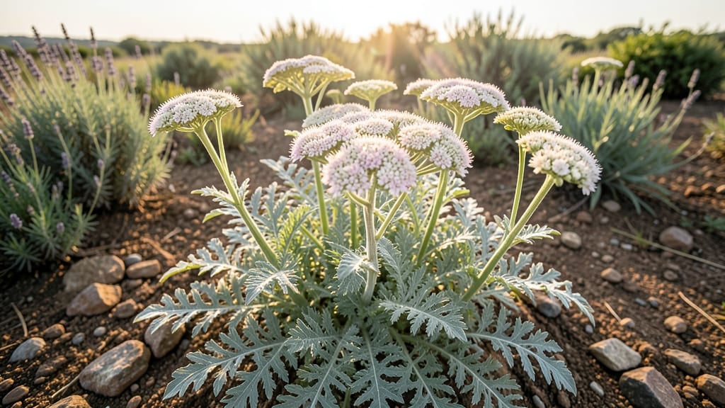 Yarrow: Medicinal Herb with Fiery Clusters