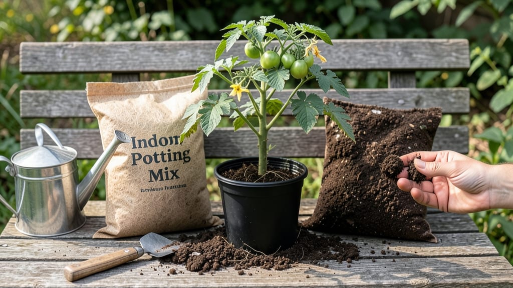 Can You Use Indoor Potting Soil Outside: Risks and Plant-Safe Alternatives