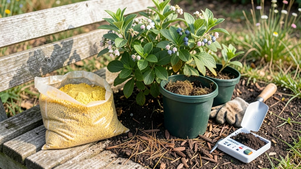 How to Make Garden Soil More Acidic: Sulfur and Peat Moss Combo for Blueberry Beds