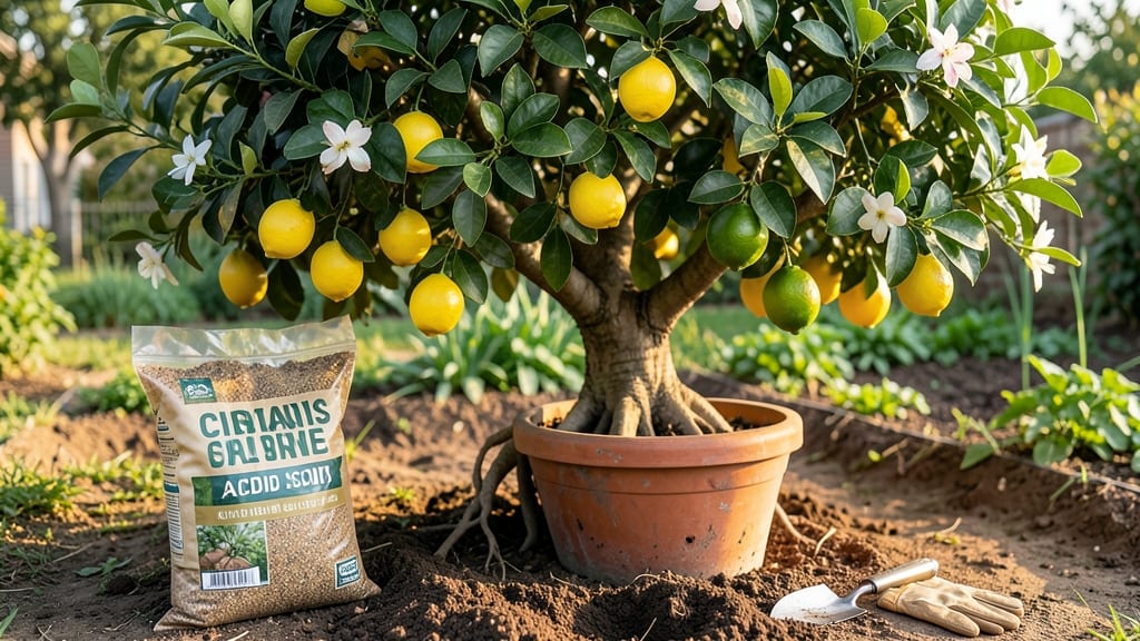 Potting Soil for Citrus Trees: Fast-Draining Acidic Mix for Thriving Growth
