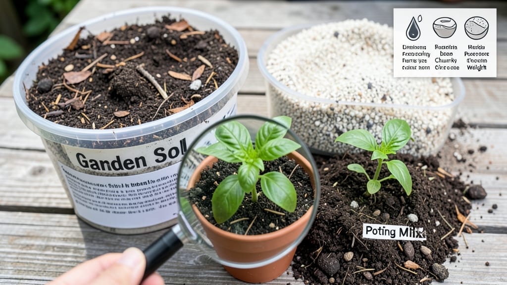 Difference Between Garden Soil and Potting Mix: Key Differences for Plant Success