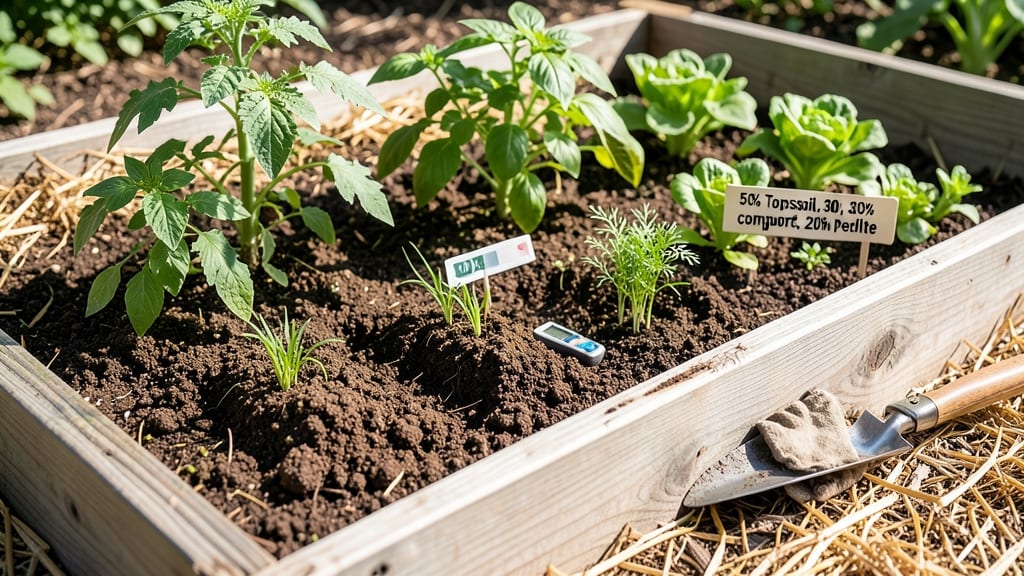 Best Soil For Raised Veggie Garden: Loose, Nutrient-Rich Loam for Thriving Plants
