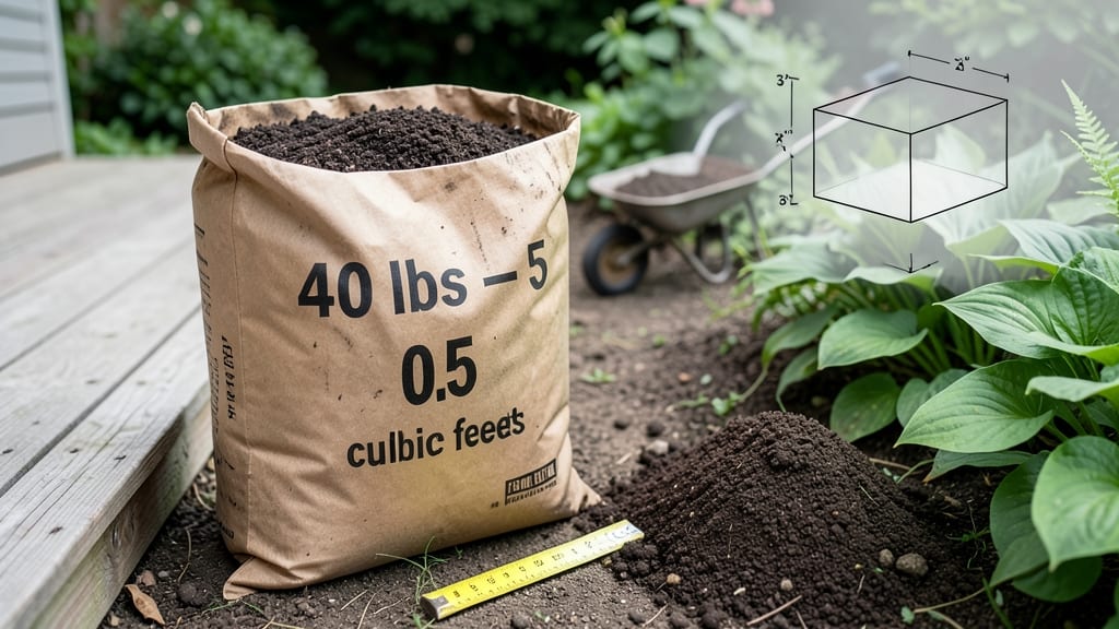 40 Lb Bag of Topsoil: Cubic Yards Breakdown by Density Type