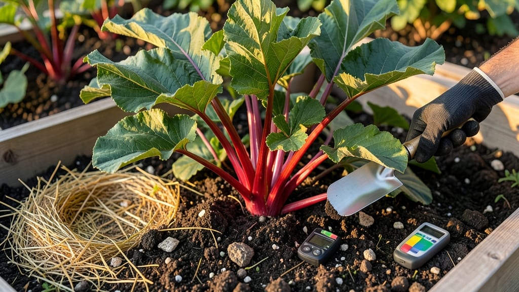 Soil for Rhubarb: Acidic Loam That Prevents Root Rot