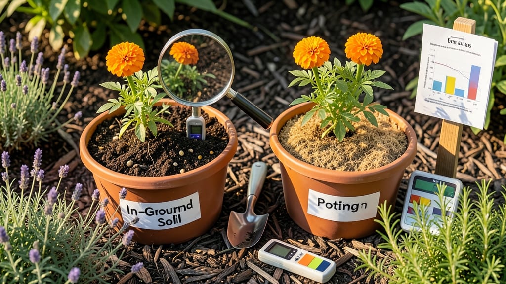 Difference Between in Ground Soil and Potting Soil: Key Differences for Plant Health