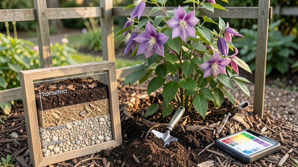 Clematis Soil Requirements: Acidic, Well-Draining Loam for Vibrant Blooms
