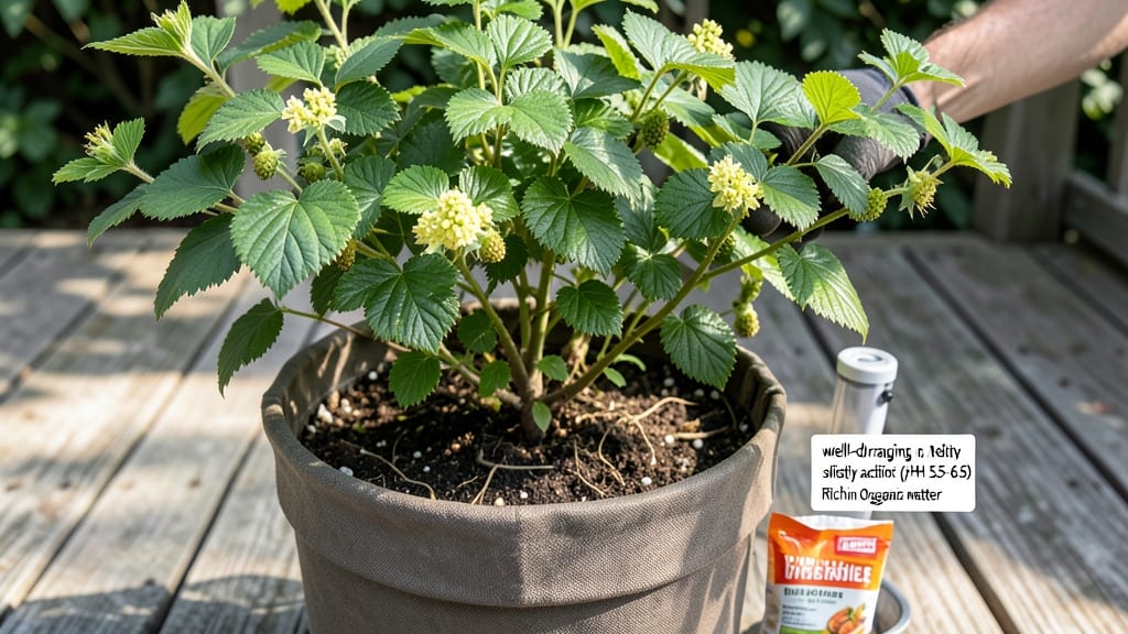 Best Soil for Blackberries in Pots: Acidic Loam With Perfect Drainage